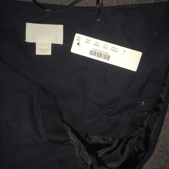 J. Crew Occasions Party Dress in “Black” NWT SZ 0 - Picture 8 of 10
